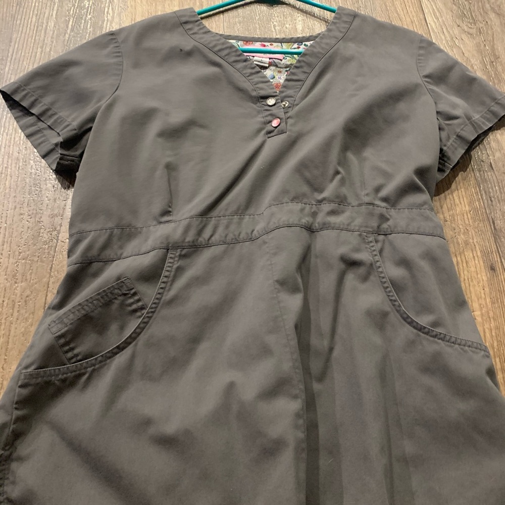 Koi Scrub Top